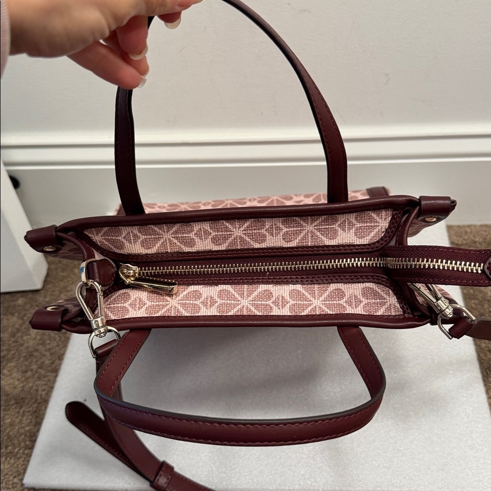Kate Spade Spade Flower Coated Canvas Rowan Medium North South Tote bag - Picture 7 of 8